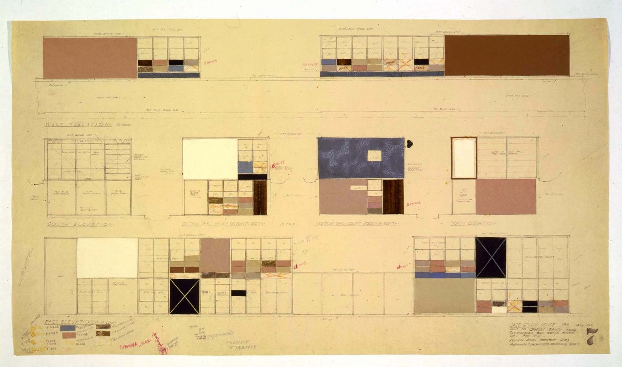 Eames House Elevations